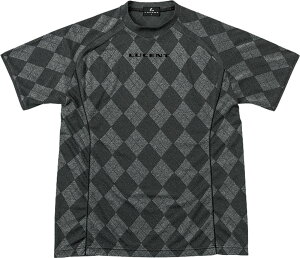 【30日はポイント10倍】 ルーセント LUCENT テニス Uni 半袖Tシャツ ブラック 黒 メンズ レディース 男性 女性 吸汗速乾 丸首 トップス 襟なし 着替え 練習着 移動着 試合着 部活動 サークル XLH1989