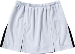 【30日はポイント10倍】 ルーセント LUCENT テニス Ladies スカート インナースパッツ付 シルバーグレー×ブラック 吸汗速乾 スコート 女性用 練習着 試合着 テニスウェア 部活動 クラブ活動 サー