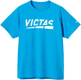 【6月1日はポイントアップ】 VICTAS ヴィクタス 卓球 プレイ ロゴ ティー PLAY LOGO TEE プラクティスシャツ Tシャツ メンズ レディース 吸汗速乾 抗菌 防臭 632101 5100