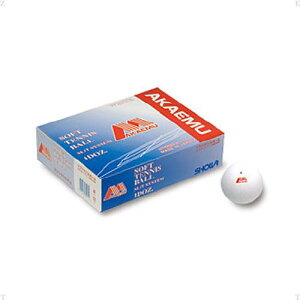 【30日はポイント10倍】 ルーセント LUCENT テニス ソフトテニスボール アカエム 試合球 ホワイト 1ダース 12球 軟式テニス 軟式球 中学 高校 テニボ 部活 練習 軟式テニス用品 箱販売 ソフトテ