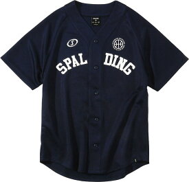 【20日は15万円以上ご購入で1万円OFFクーポン＆Pアップ】 SPALDING スポルディング バスケット BASEBALL SHIRT SPALDING LOGO ベースボールシャツ スポルディングロゴ SMJ201420 SMJ201420 5400