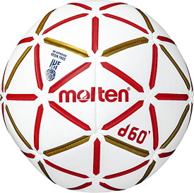 【5日まで全品3%OFFクーポン&ポイントアップ】 モルテン Molten ハンドボール 検定球 屋内用 ハンドボール2号球 d60 ホワイト×レッド H2D4000RW