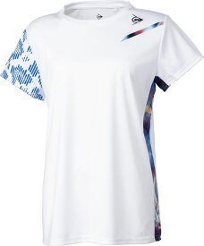 【25日限定！MAX1万円OFFクーポン&Pアップ】 DUNLOP ダンロップテニス テニス WOMEN’S 23春夏 GAME SHIRT ジュニア対応モデル DAP1320W 003