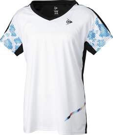 【23日20時からMAX1,500円OFFクーポン&Pアップ】 DUNLOP ダンロップテニス テニス WOMEN’S 23春夏 GAME SHIRT DAP1322W 003