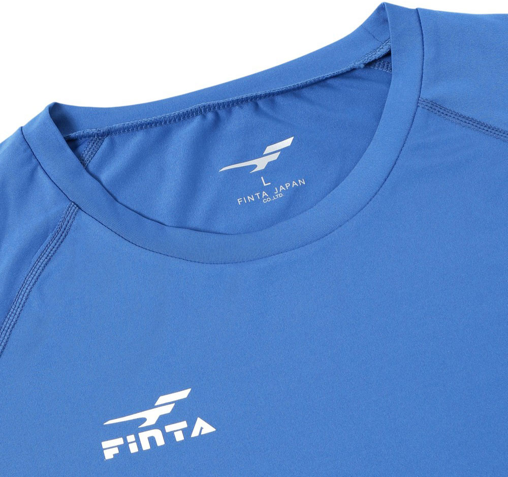 うのにもお得な FINTA フィンタ サッカー 2100 JRストレッチL／Sクルーネックアンダーシャツ FT5998 スポーツ用インナー 