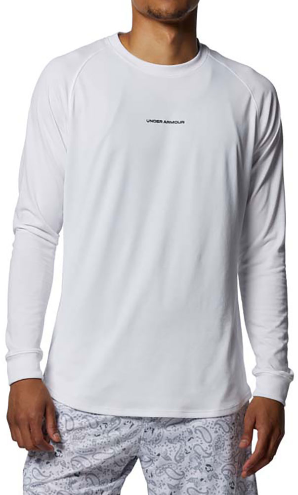 UNDER ARMOUR アンダーアーマー バスケット バスケット ロングTシャツ メンズ UAロングショット ロングスリーブ Tシャツ 1．5  1368856 100 メンズウェア