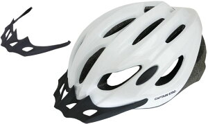 【30日はポイント10倍】 キャプテンスタッグ CAPTAIN STAG アウトドア 自転車用 ヘルメット Vento ホワイト ロードバイク 安全対策 スポーツヘルメット マウンテンバイク 怪我防止 防具 サイクリ