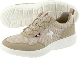 【4日20時から全品3%OFFクーポン&ポイントアップ】 le coq sportif ルコック ラ ローヌ LA RHONE エクリュ レディース シューズ スニーカー スリッポン 消臭 軽量 快適 幅広 クッション性 通勤 通学 散歩 QL3VJC05ER