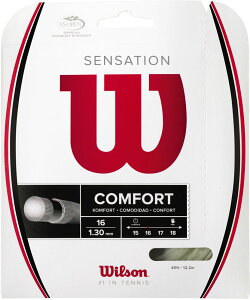 �y18���̓|�C���g�S15�{�z�E�C���\�� Wilson �e�j�X SENSATION NATURAL 16 SET WRZ941000