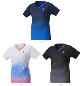 【27日10時までポイントアップ】 ゴーセン GOSEN テニス レディースゲームシャツ レディース ゲームシャツ 半袖Tシャツ 半袖ゲームシャツ 部活 チーム クラブ サークル 吸汗速乾 T2411