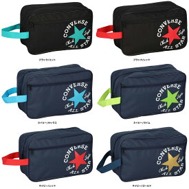 【15日はポイント10倍】 コンバース CONVERSE シューズケース メンズ レディース ミニバス 靴入れ シューズ入れ 靴 収納 バッシュ ケース ポーチ 小物入れ 撥水 部活 学校 体育 ジム トレーニング C2257097