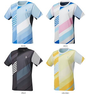 【24日20時から最大3万円OFFクーポン&P10倍】 ゴーセン GOSEN テニス レディース ゲームシャツ 半袖 Tシャツ 部活 チーム クラブ サークル 吸汗速乾 練習 トレーニング 日本ソフトテニス連盟 日本