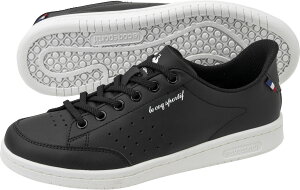 【30日はポイント10倍】 ルコックスポルティフ le coq sportif ラ ローラン SI LA ROLAND ブラック/ホワイト レディース スニーカー 靴 シューズ さっと履ける 消臭 軽量 クッション性 コート 2E相当 QL