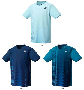 【30日はポイント10倍】 ヨネックス YONEX テニス ジュニアゲームシャツ ソフトテニス トップス ゲーム 試合 公式 大会 紫外線対策 冷感 UVカットクール 吸汗速乾 制電 チーム 練習 キッズ 子供