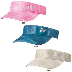 【30日はポイント10倍】 ヨネックス YONEX テニス ウィメンズサンバイザー レディース 帽子 キャップ バイザー 熱中症対策 練習 テニス 屋外 練習 トレーニング ヘッドウェア フロントロゴ UVカ