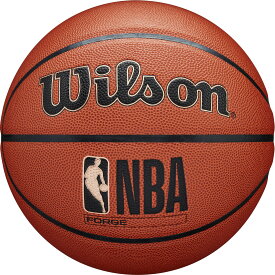 【15日はポイント12倍】 ウイルソン Wilson バスケット NBA FORGE バスケットボール ブラウン 6号球 女子用 中学 高校 大学 社会人 一般 部活動 クラブ サークル 試合 練習 ストリート グリップ力 2016901XB6