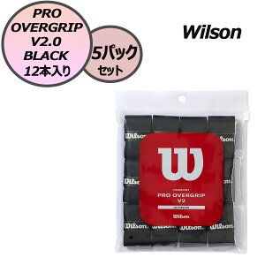 y18̓|Cg10{z EC\ Wilson ejX PRO OVERGRIP V2.0 BLACK 12{×5pbNZbg Pbg Obve[v I[o[Obv p ~ Ռz z { WR8450102S