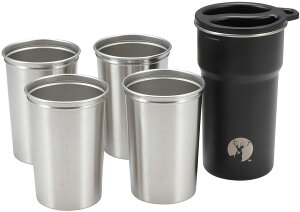 y112܂Ń|CgAbvz LveX^bO CAPTAIN STAG AEghA HD JbvZbg 4 + 1 280 UE3639