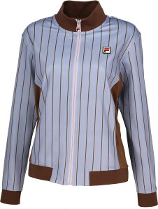 【24日20時から最大3万円OFFクーポン&P10倍】 フィラ FILA テニス トラックジャケット レディース ウィメンズ 女性 大人 長袖 アウター 上着 トップス ウェア ロゴ ストライプ 部活動 クラブ サー