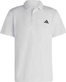 【16日2時まで！最大ポイント15倍！】 アディダス adidas テニス テニス ファブ ポロシャツ メンズ 男性 ウェア トップス 半袖 ショートスリーブ レギュラーフィット 3つボタン 襟 軽量 柔らかい 吸湿性 ロゴ 快適 部活 EVT54
