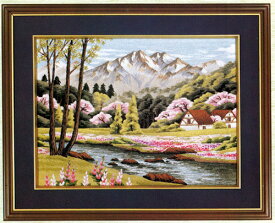 東京文化刺繍キット No187春の流れ（3号）