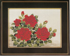 東京文化刺繍キット No192紅バラ（3号）