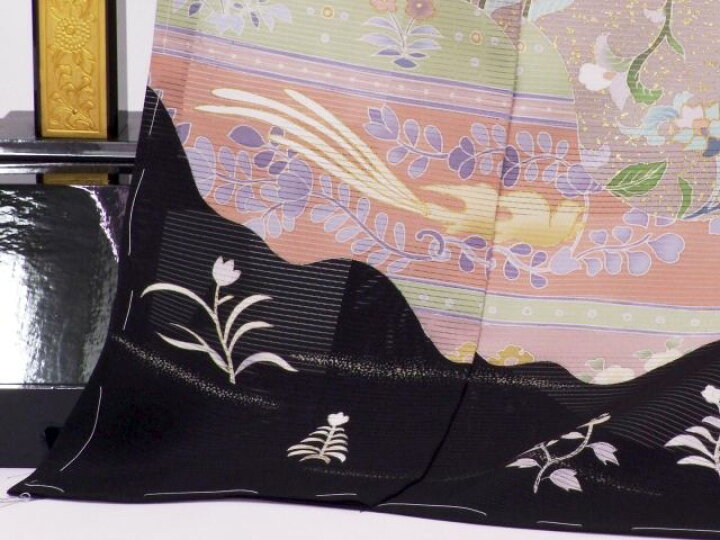 楽天市場】正絹≪皇室献上絹 五泉小出謹製先練駒絽生地使用 京友禅染 