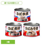 【48個】 サバ缶 缶詰 まとめ売り セット 詰め合わせ 鯖 味噌煮 水煮 煮付け 保存食 非常食 災害 長期保…
