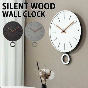 MOOQS v Ǌ|v ؍G SILENT WOOD WALL CLOCK TCg Ebh EH[NbN Uqv v É mCYX i`J[