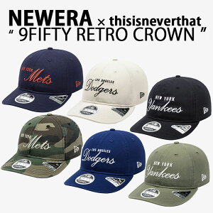 New Era �j���[�G�� thisisneverthat �f�B�X�C�Y�l�o�[�U�b�g �t���[�T�C�Y �L���b�v 9FIFTY RETRO CROWN �R���{ �����L�[�X NAVY OLIVE �h�W���[�X ROYAL IVORY ���b�c CAMO NAVY �����Y ���f�B�[�X