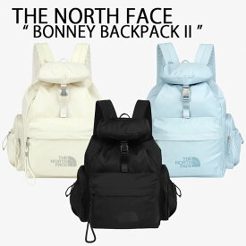 THE NORTH FACE ノースフェイス 巾着リュック バックパック 20リットル BONNEY BACKPACK II 20L デイパック リュックサック BLUE BLACK CREAM ブルー ブラック クリーム ロゴ カジュアル ストリート レディース NM2DS09J/K/L