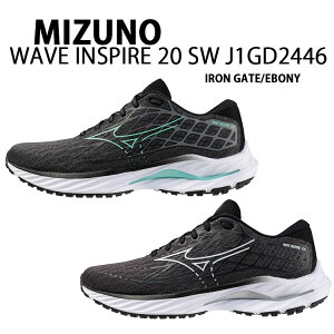 Mizuno ~Ym fB[X Xj[J[ WAVE INSPIRE 20 SW J1GD2446 EG[uCXpCA EBONY BLACK J1GD244622 IRON GATE BLACK J1GD244672 V[Y bVV[Y