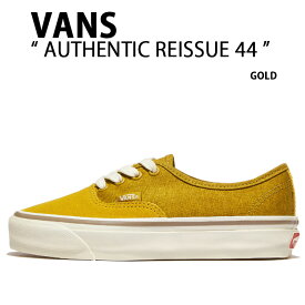 VANS バンズ スニーカー AUTHENTIC REISSUE 44 GOLD VN000CW2BL2 オーセンティック リイシュー ゴールド メンズ レディース 男性用 女性用