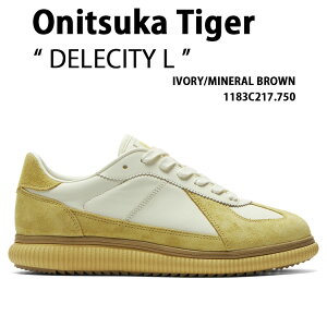 Onitsuka Tiger IjcJ^CK[ Xj[J[ DELECITY L IVORY MINERAL BROWN fVeB G AC{[ ~luE Y fB[X 1183C217.750