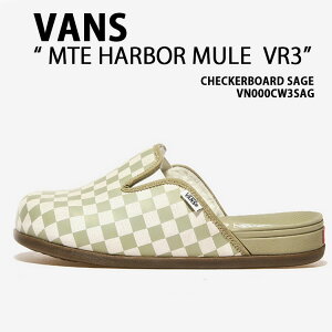 VANS oY ~[ V[Y MTE HARBOR MULE VR3 CHECKERBOARD SAGE VN000CW3SAG n[o[~[ `FbJ[{[h Z[W Y fB[X