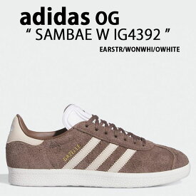 adidas アディダス スニーカー SAMBAE W IG4392 EARSTR/WONWHI/OWHITE サンベイ ウィメンズ シューズ アース ストレータ ワンダーホワイト オフホワイト レディース プラットフォーム 厚底【中古】未使用品