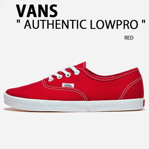 VANS oY Xj[J[ AUTHENTIC LOWPRO RED VN000D76RED I[ZeBbN [v bh fB[X p