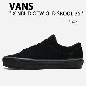VANS バンズ スニーカー X NBHD OTW OLD SKOOL 36 BLACK VN000SHEBLA X ネイバーフッド OTW オールドスクール 36 ブラック レディース メンズ 男性用 女性用