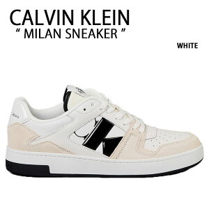 Calvin Klein JoNC Xj[J[ MILAN SNEAKER WHITE CK V[Y U[ {v ~Xj[J[ zCg S Y YM00933 01W