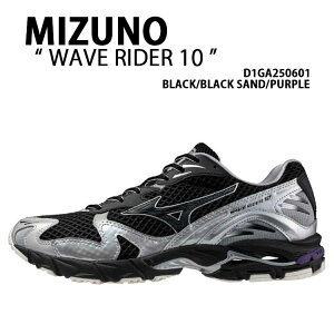 Mizuno ~Ym Xj[J[ WAVE RIDER 10 D1GA2506 01 EF[uC_[ BLACK SILVER PURPLE V[Y jOV[Y ubN Vo[ p[v Y fB[X