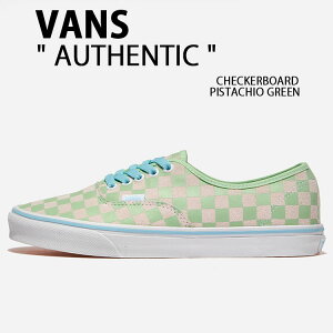 VANS バンズ スニーカー AUTHENTIC CHECKERBOARD PISTACHIO GREEN VN000D6GE2Y オーセンティック チェックカーボード ピスタチオグリーン シューズ スエード メンズ レディース 男性用 女性用