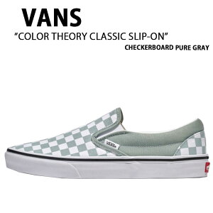 VANS oY Xj[J[ COLOR THEORY CLASSIC SLIP-ON CHECKERBOARD PURE GREY VN000D5PEPO J[ZI[ NVbN Xb| `FbJ[{[h sA O[ Y fB[X jp p