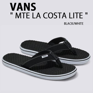 VANS �o���Y �T���_�� MTE LA COSTA LITE BLACK WHITE VN0A38CUY28 MTE ���R�X�^ ���C�g �u���b�N �z���C�g �r�[�`�T���_�� �X���b�p �r�[�` ���@���Y �V���[�Y �����Y �j���p