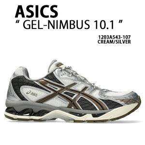 ASICS AVbNX Xj[J[ GEL-NIMBUS 10.1 1203A543-107 CREAM SILVER V[Y QjoX10.1 N[ Vo[ Y fB[X