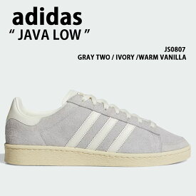 adidas originals アディダス スニーカー JAVA LOW JS0807 シューズ ジャバー ロー グレー アイボリー くすみ メンズ【中古】未使用品
