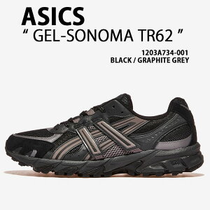 asics AVbNX Xj[J[ GEL-SONOMA TR62 BLACK GREY 1203A734-001 V[Y Q\m}TR62 V[ bV ubN O[ Y fB[X
