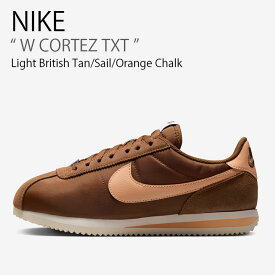 NIKE ナイキ スニーカー W CORTEZ TXT ウィメンズ コルテッツ テキスタイル DZ2795-202 ローカット ブラウン ホワイト ベージュ オレンジ メンズ レディース 男性用 女性用 男女共用【中古】未使用品