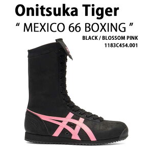 Onitsuka Tiger �I�j�c�J�^�C�K�[ ���f�B�[�X �u�[�c MEXICO 66 BOXING 1183C454.001 BLACK PINK �V���[�Y ���L�V�R66 �{�N�V���O �u���b�N �s���N �����p