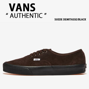 VANS �o���Y �X�j�[�J�[ AUTHENTIC SUEDE DEMITASSE BLACK VN000Z754AR �I�[�Z���e�B�b�N �X�G�[�h �f�~�^�X �u���b�N �j���p �����p