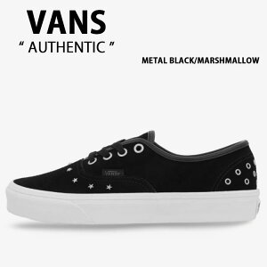 VANS �o���Y �X�j�[�J�[ AUTHENTIC METAL BLACK MARSHMALLOW VN000D7YBPT �I�[�Z���e�B�b�N ���^�� �u���b�N �}�V���}�� �j���p �����p